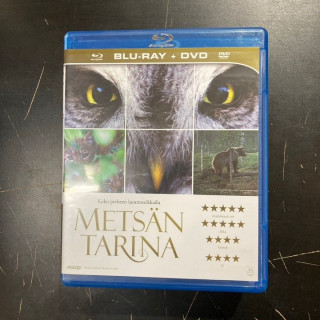 Metsän tarina Blu-ray+DVD (VG+-M-/M-) -dokumentti-